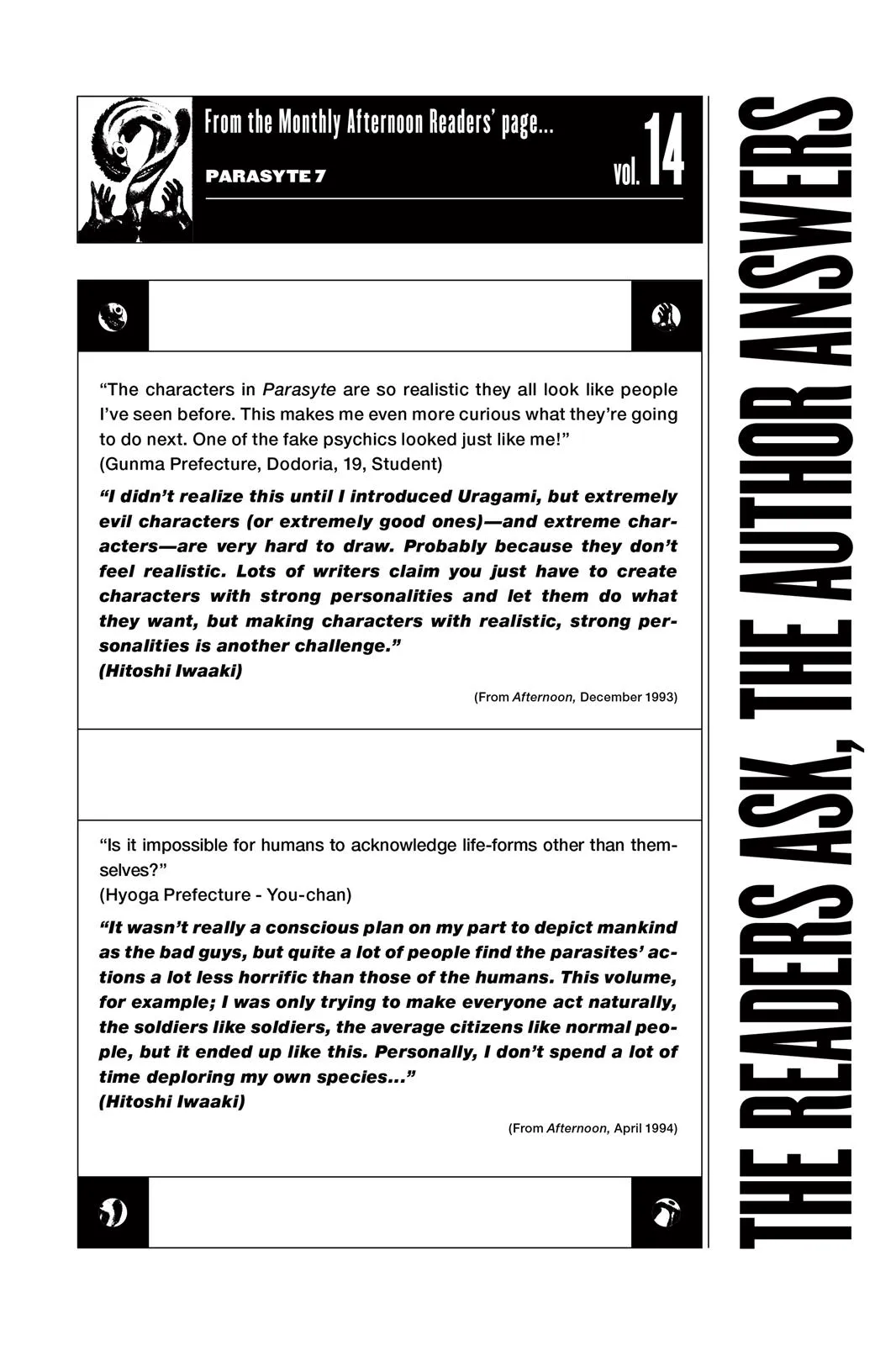 Read Parasyte (en) Manga Online