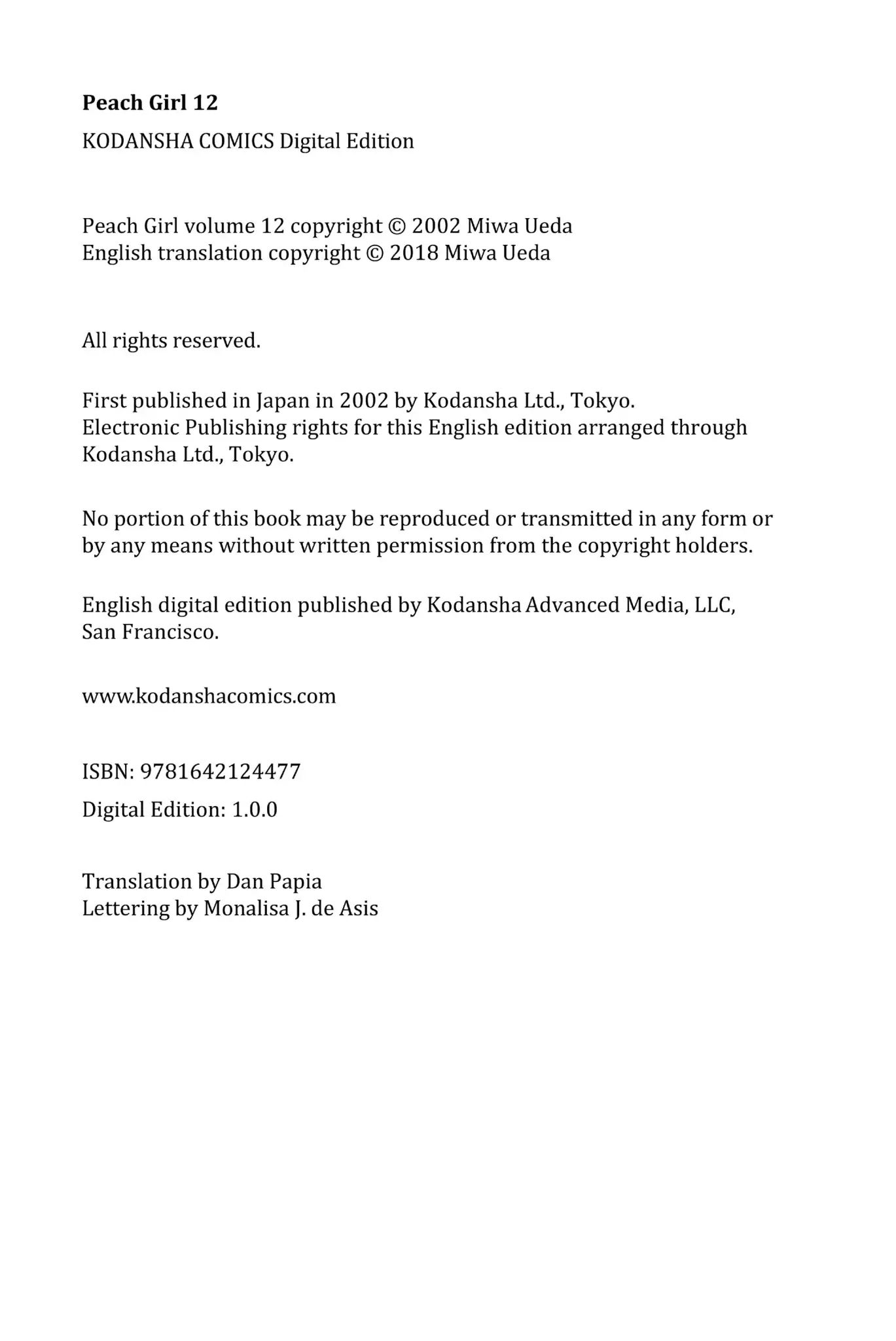 Read Peach Girl (en) Manga Online