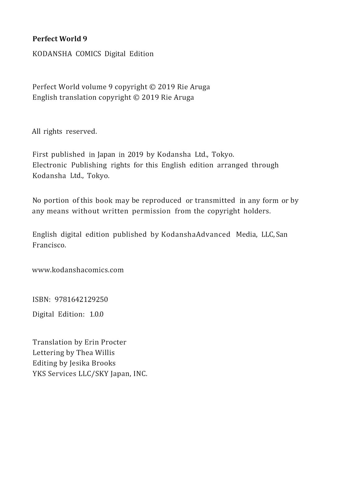 Read Perfect World (en) Manga Online