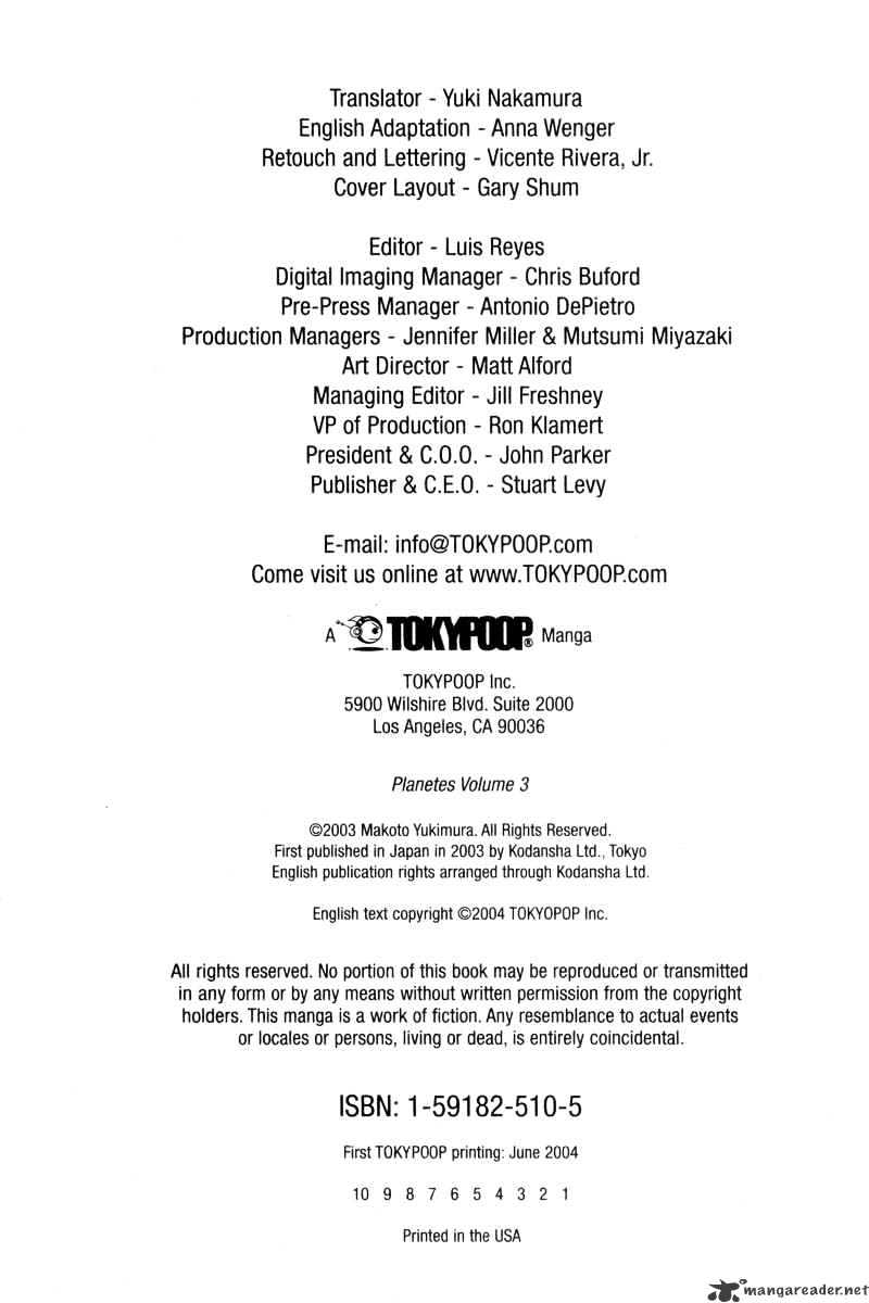 Read Planetes (en) Manga Online