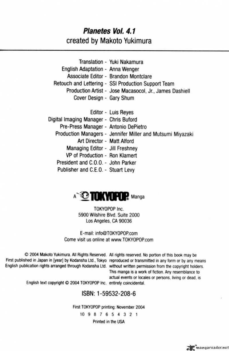 Read Planetes (en) Manga Online