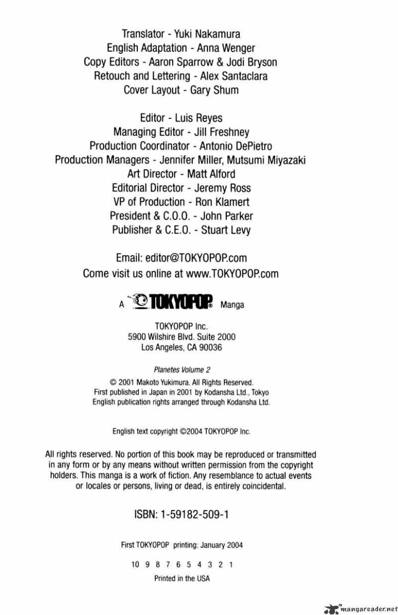 Read Planetes (en) Manga Online