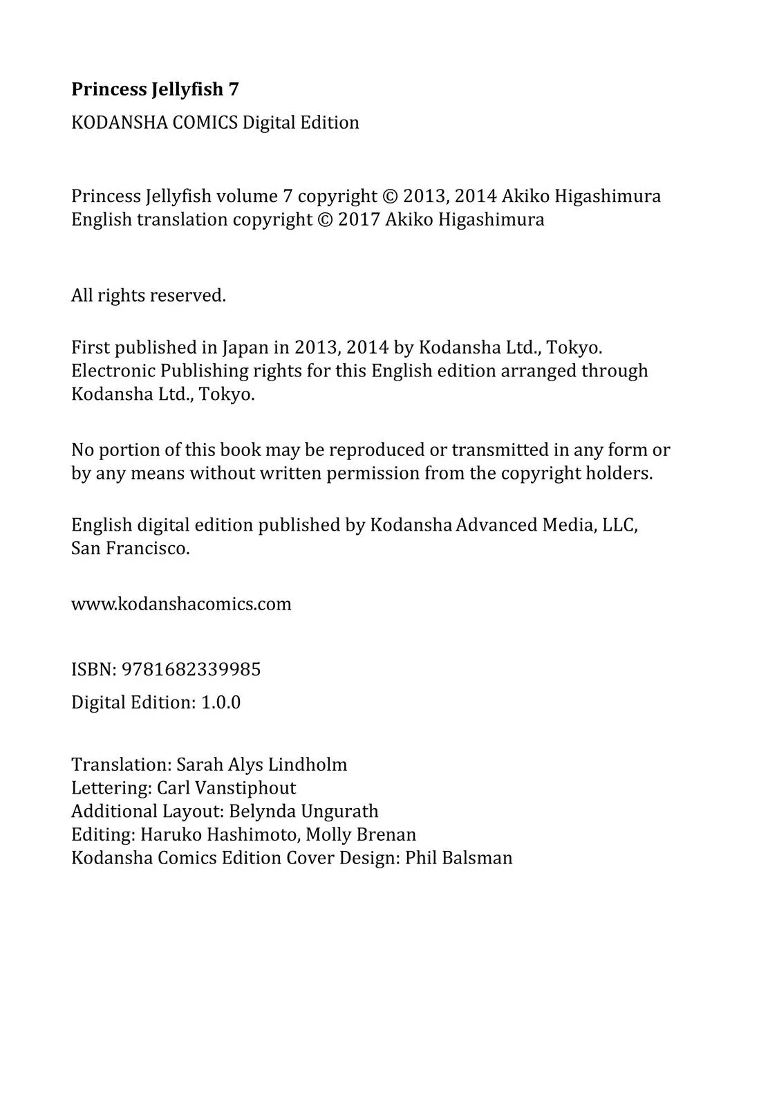 Read Princess Jellyfish (en) Manga Online