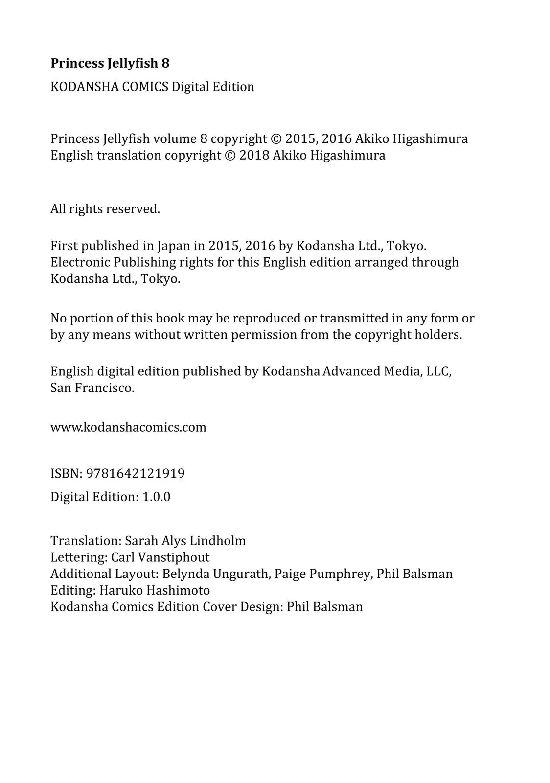 Read Princess Jellyfish (en) Manga Online