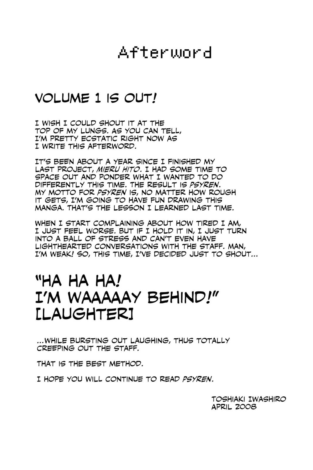 Read Psyren (en) Manga Online