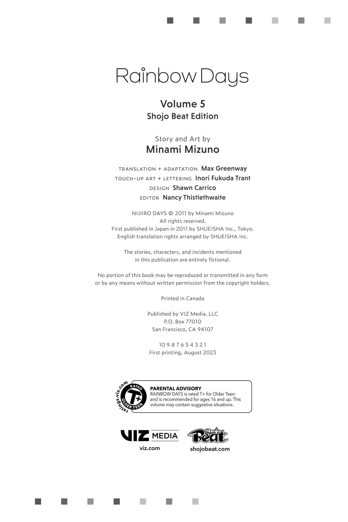 Read Rainbow Days (en) Manga Online