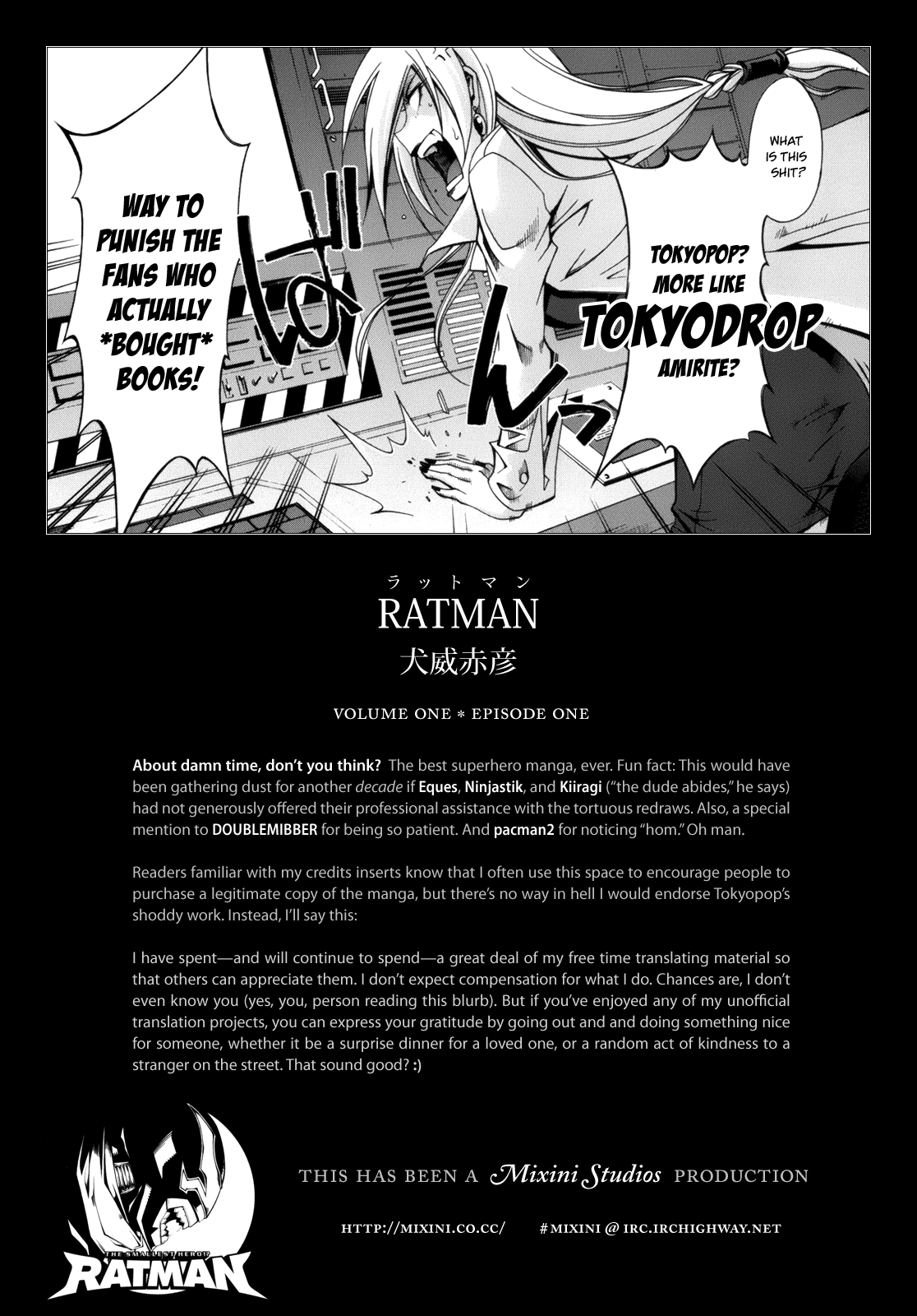 Read Ratman (en) Manga Online