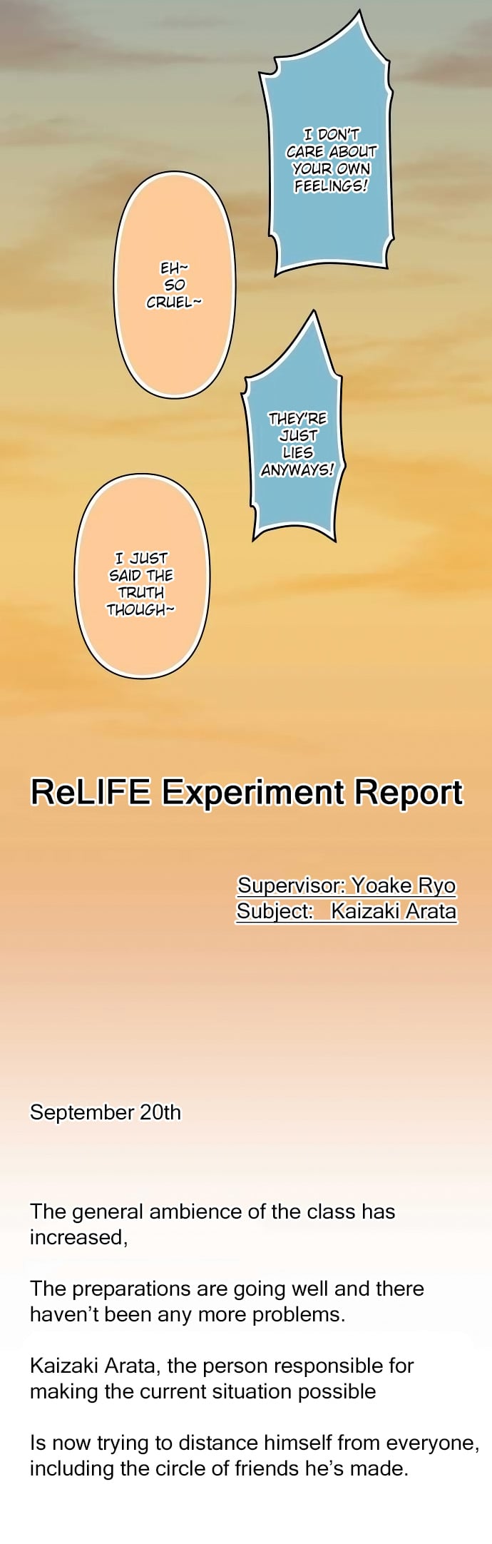 Read ReLIFE (en) Manga Online