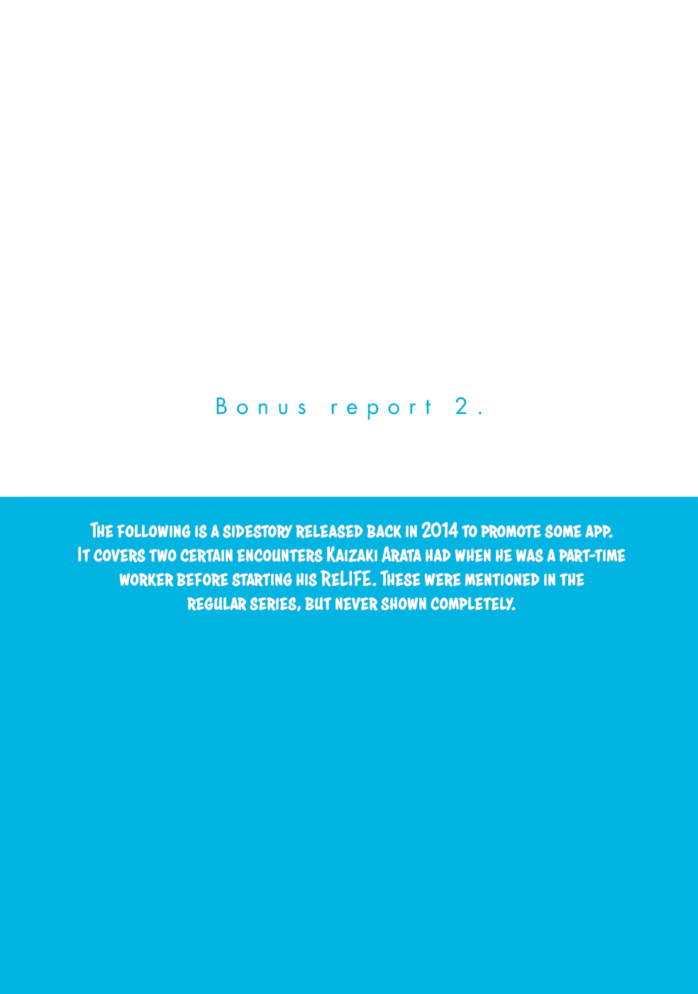 Read ReLIFE (en) Manga Online