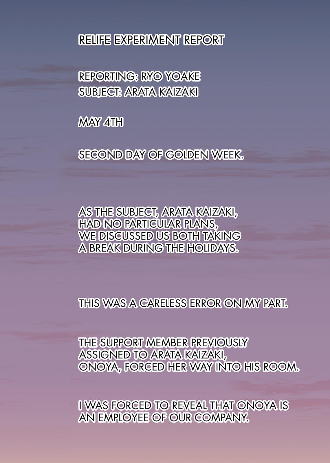 Read ReLIFE (en) Manga Online