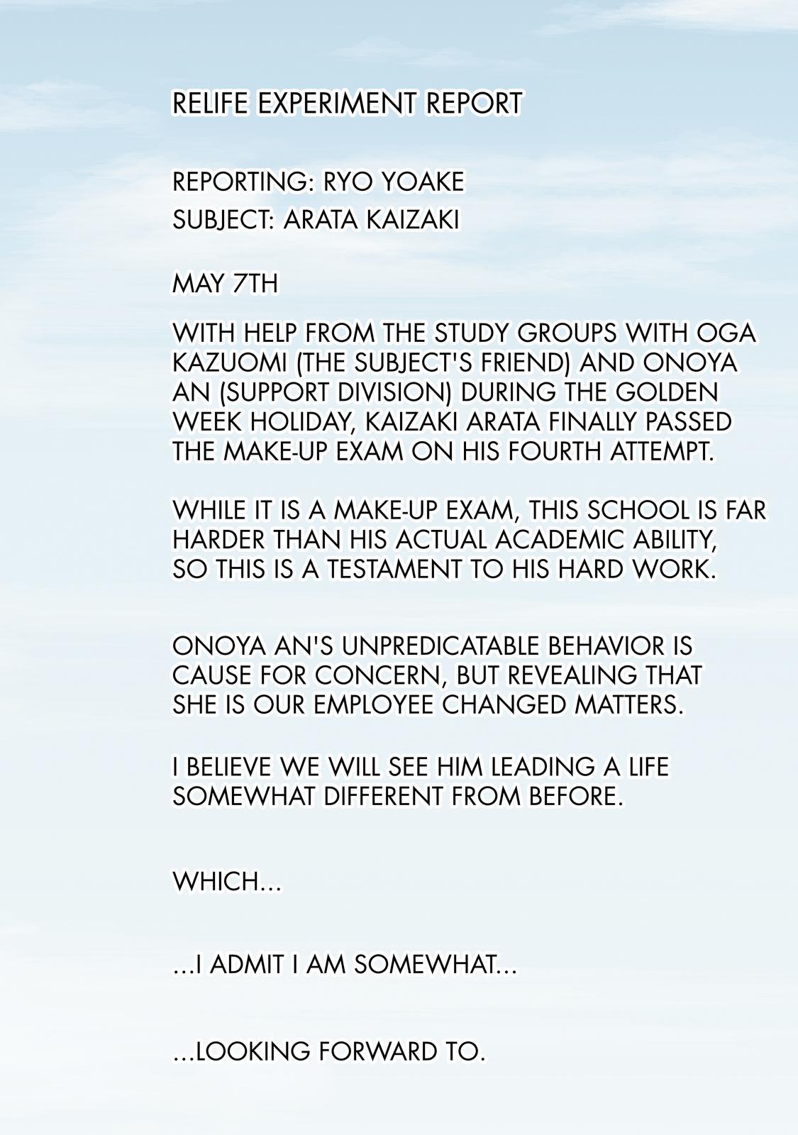 Read ReLIFE (en) Manga Online