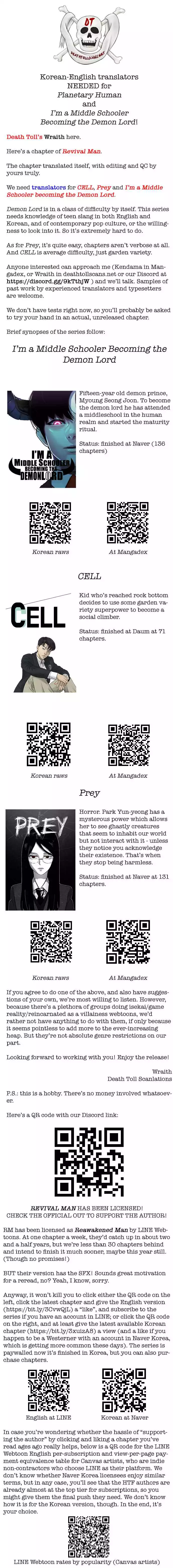 Read Revival Man (en) Manga Online