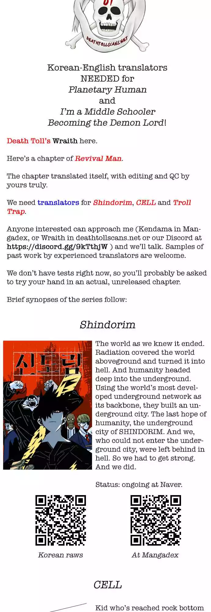 Read Revival Man (en) Manga Online
