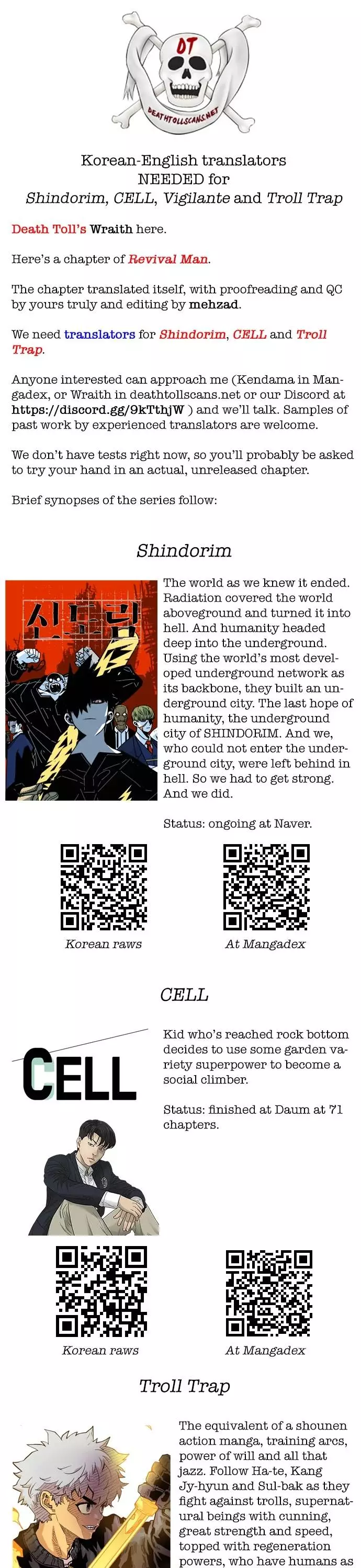 Read Revival Man (en) Manga Online