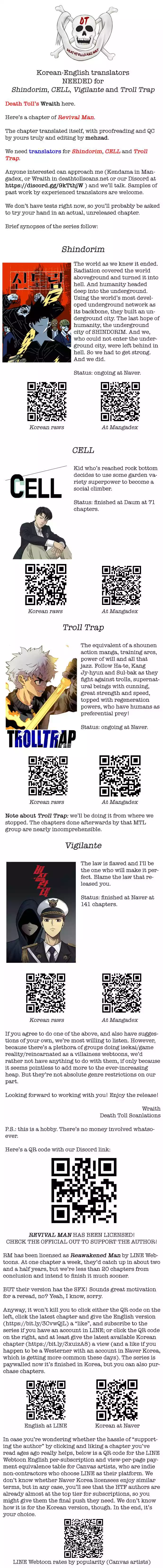 Read Revival Man (en) Manga Online