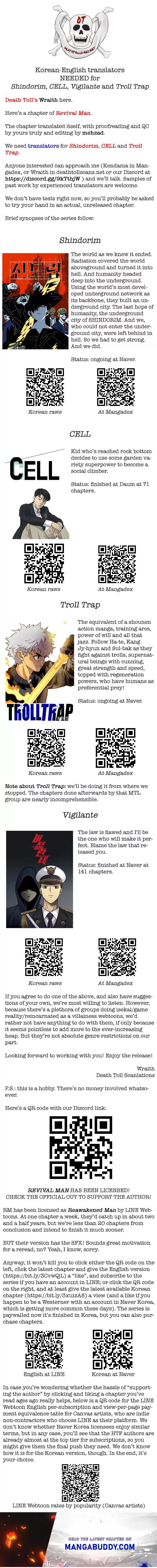 Read Revival Man (en) Manga Online