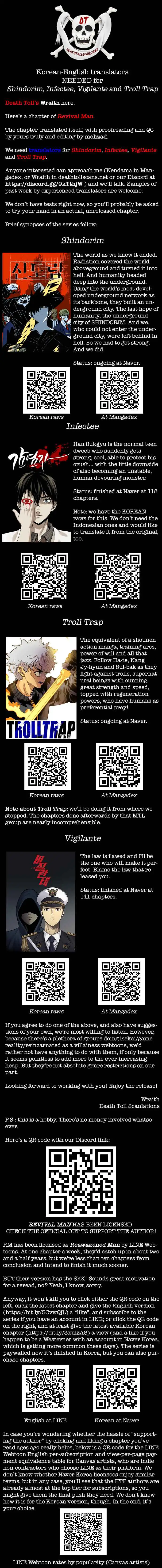 Read Revival Man (en) Manga Online