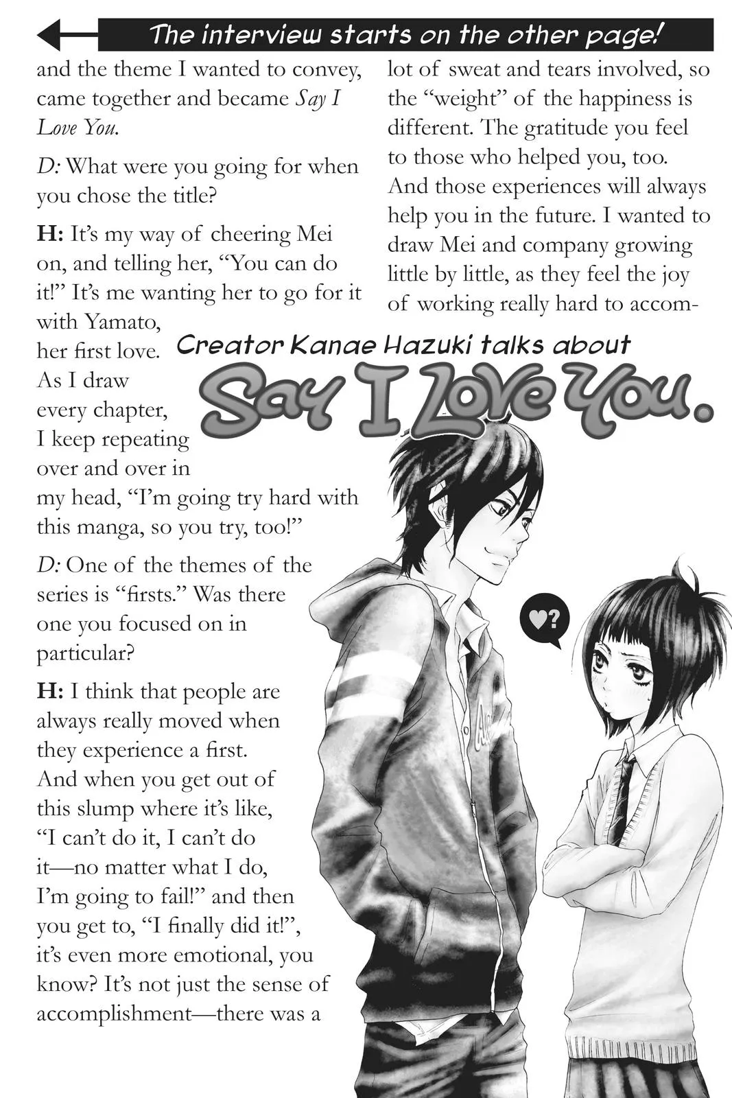 Read Say I Love You (en) Manga Online
