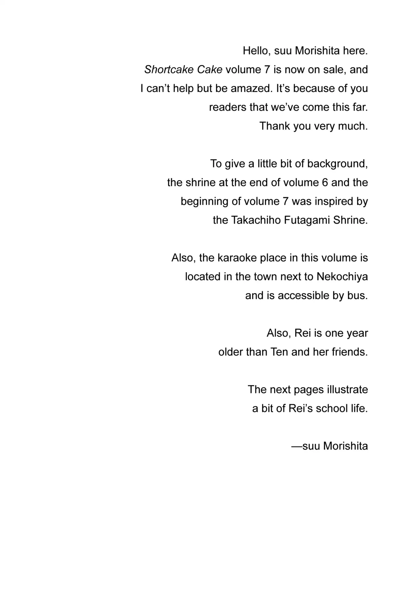 Read Shortcake Cake (en) Manga Online