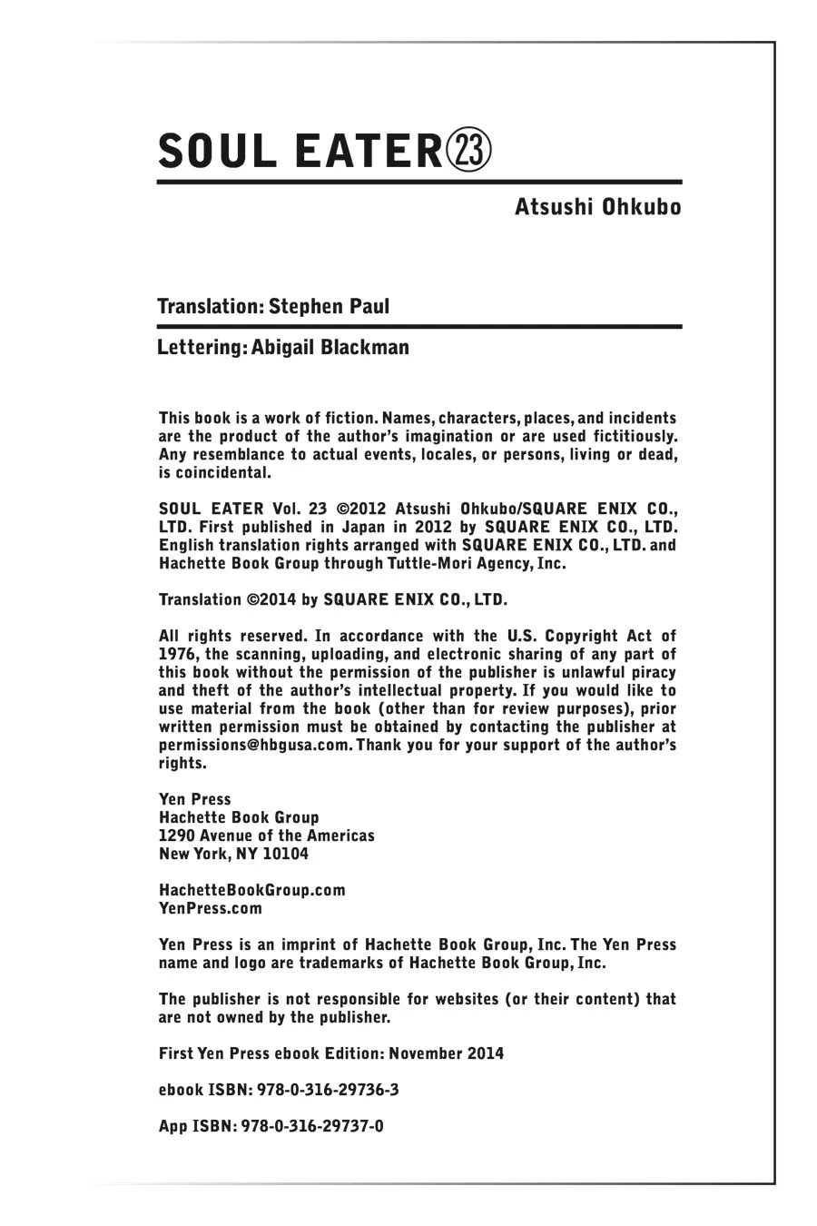 Read Soul Eater (en) Manga Online