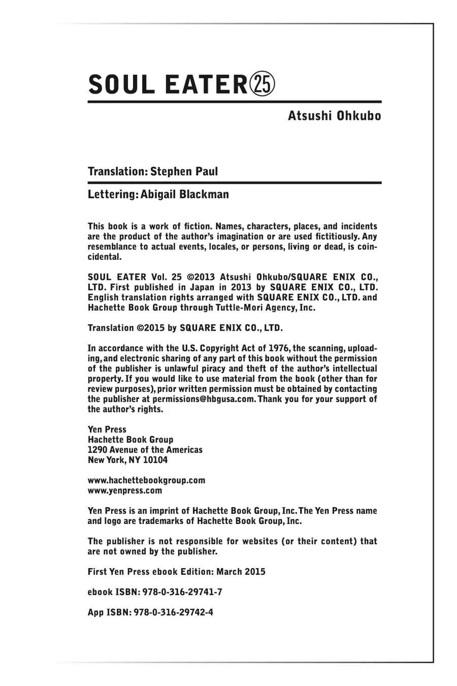 Read Soul Eater (en) Manga Online