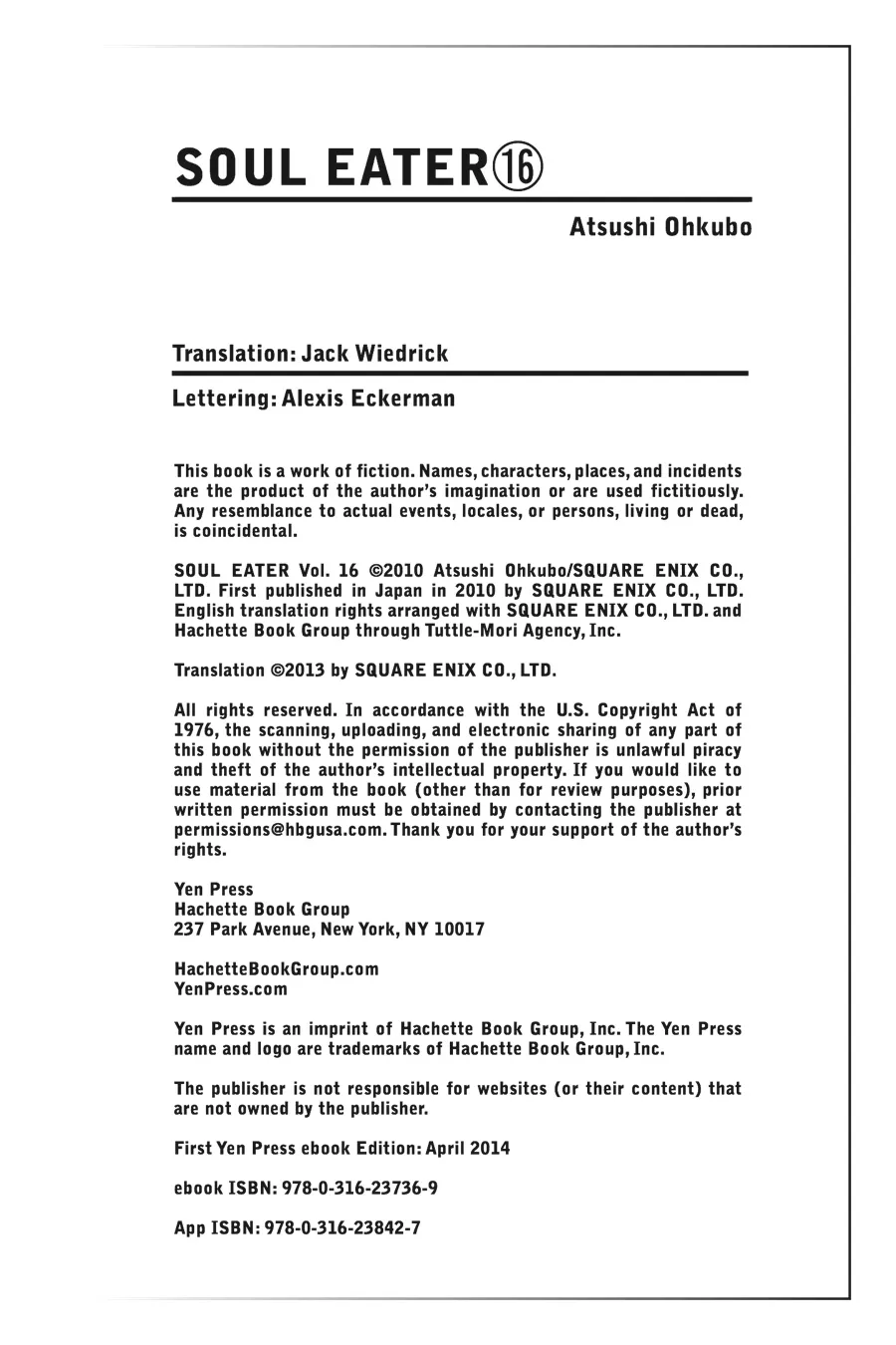 Read Soul Eater (en) Manga Online