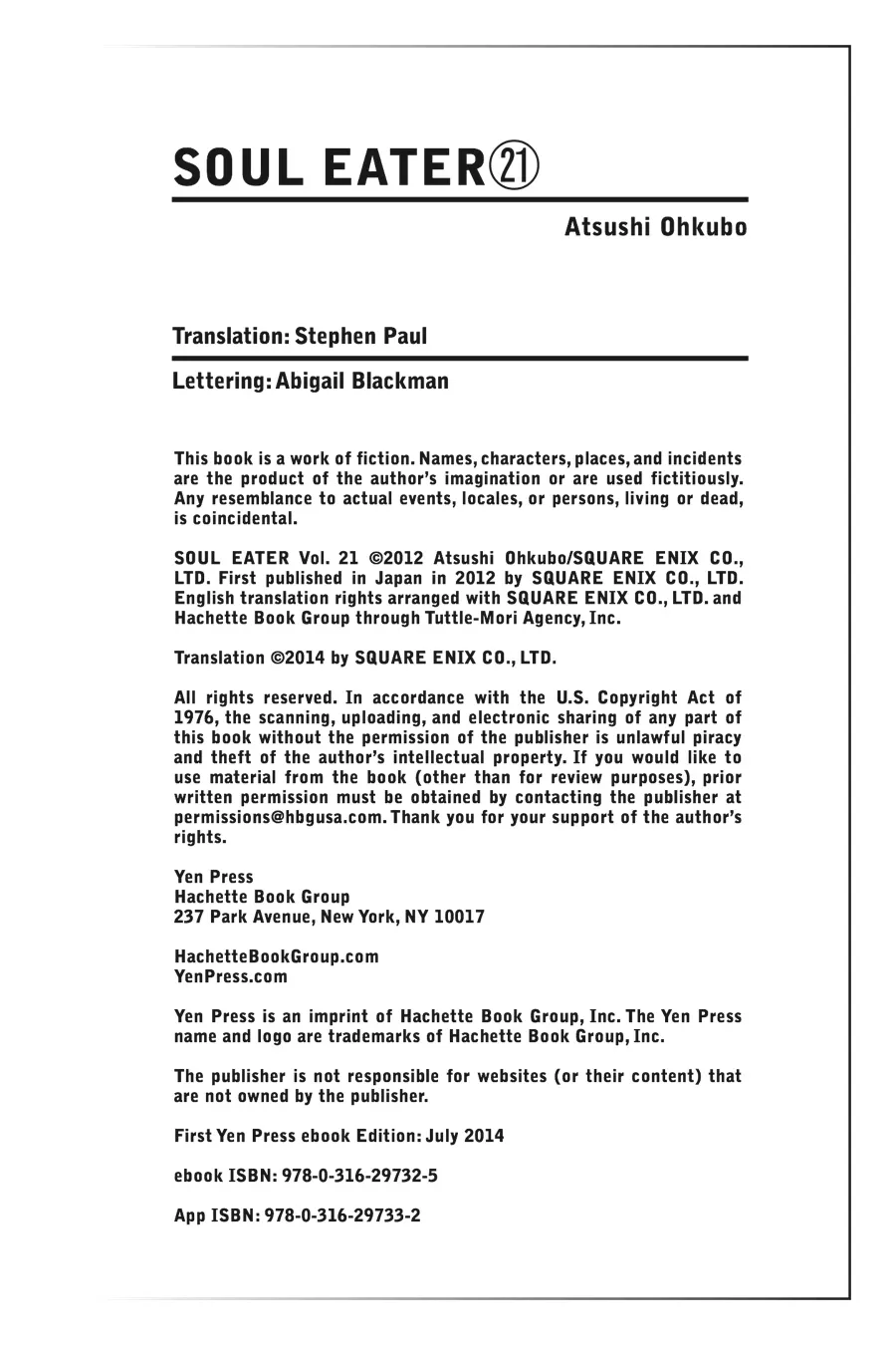 Read Soul Eater (en) Manga Online