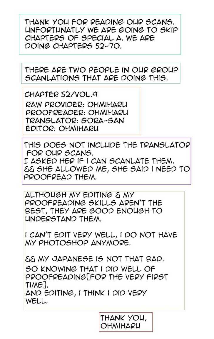 Read Special A (en) Manga Online