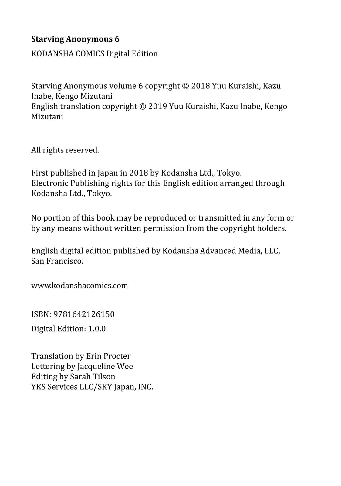 Read Starving Anonymous (en) Manga Online