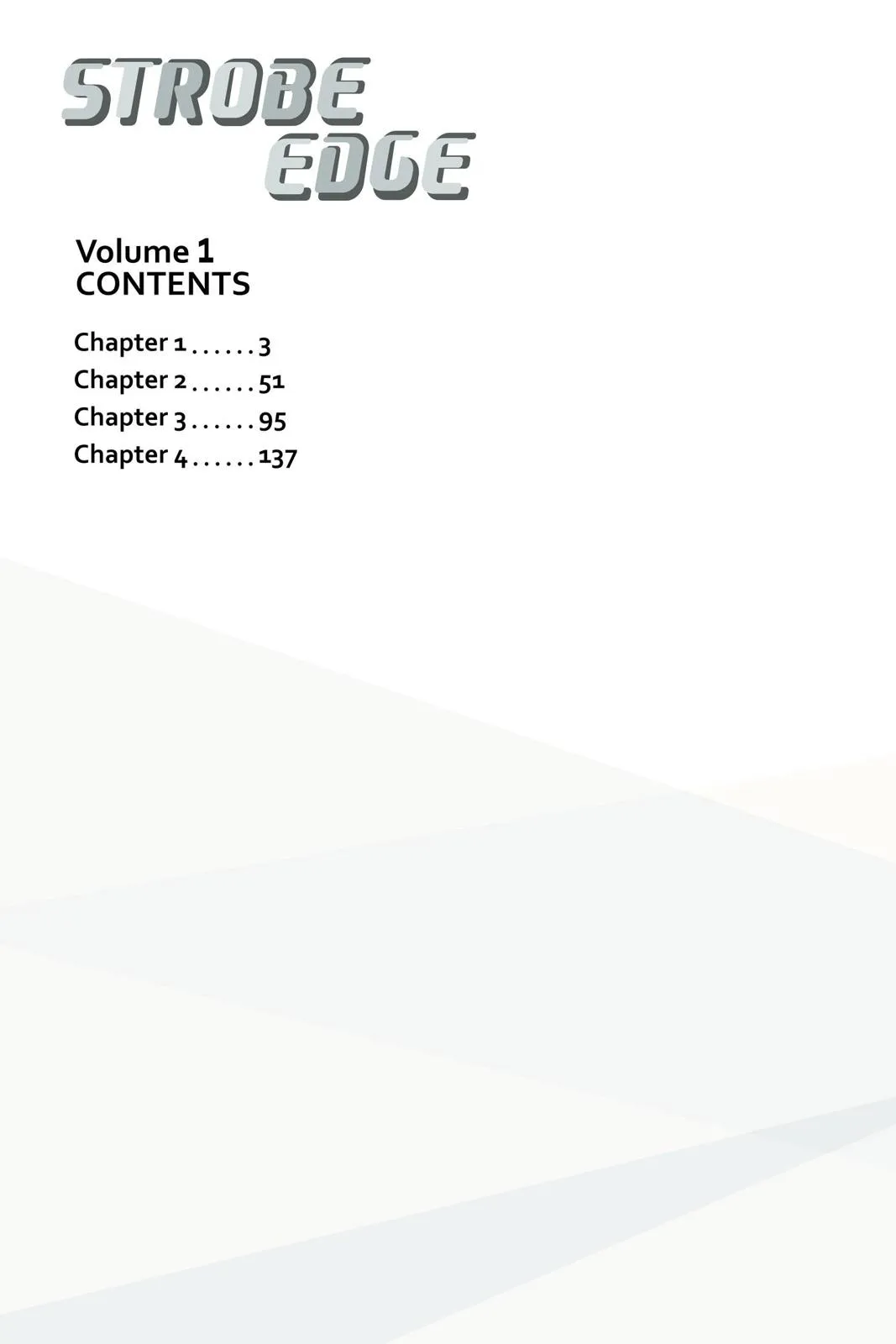 Read Strobe Edge (en) Manga Online