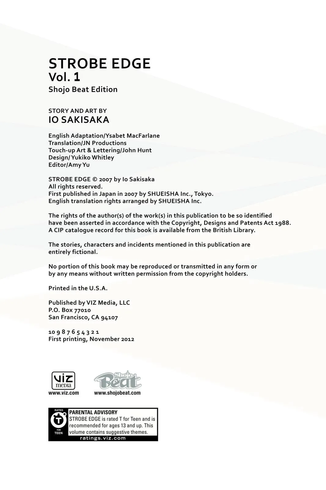 Read Strobe Edge (en) Manga Online