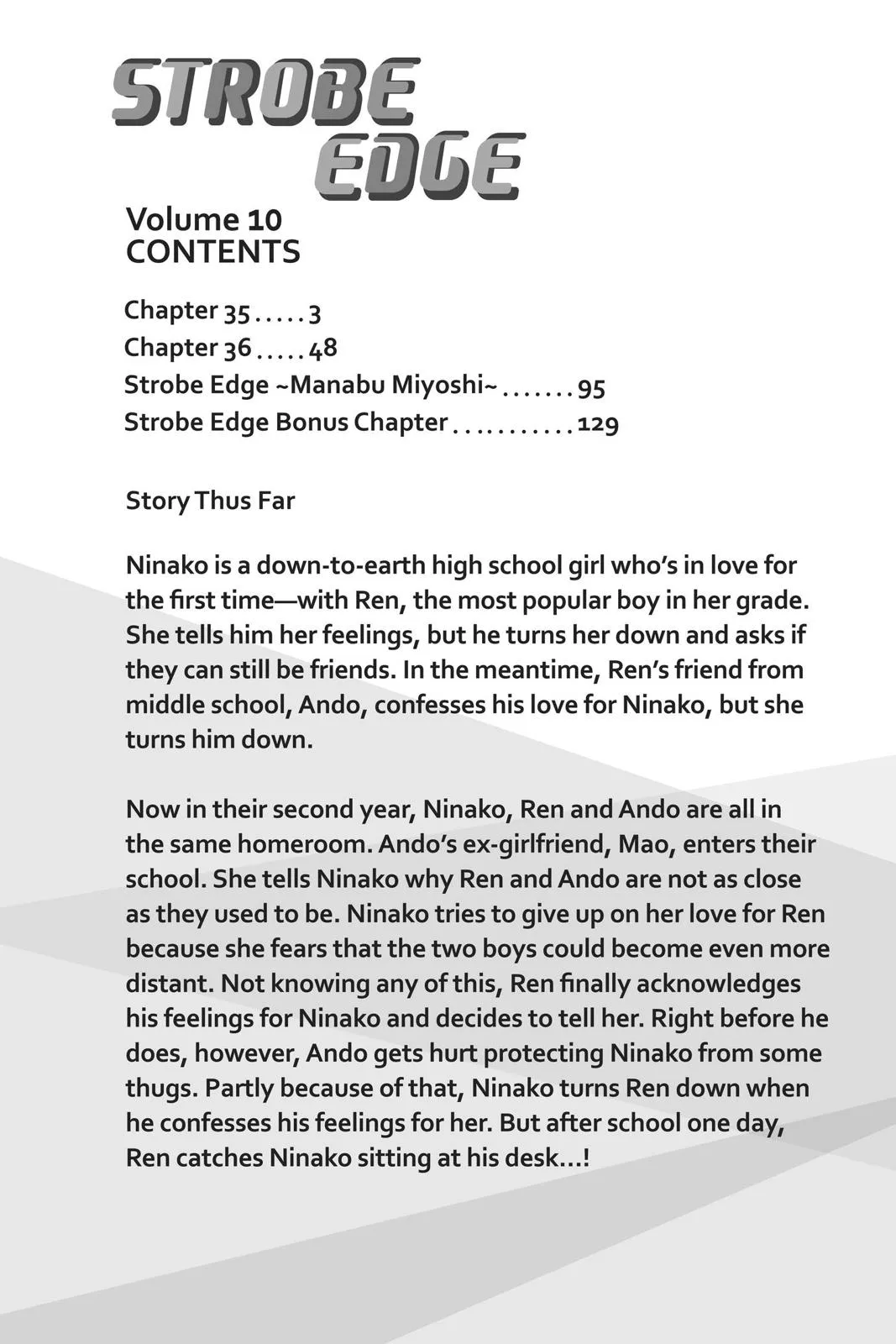 Read Strobe Edge (en) Manga Online