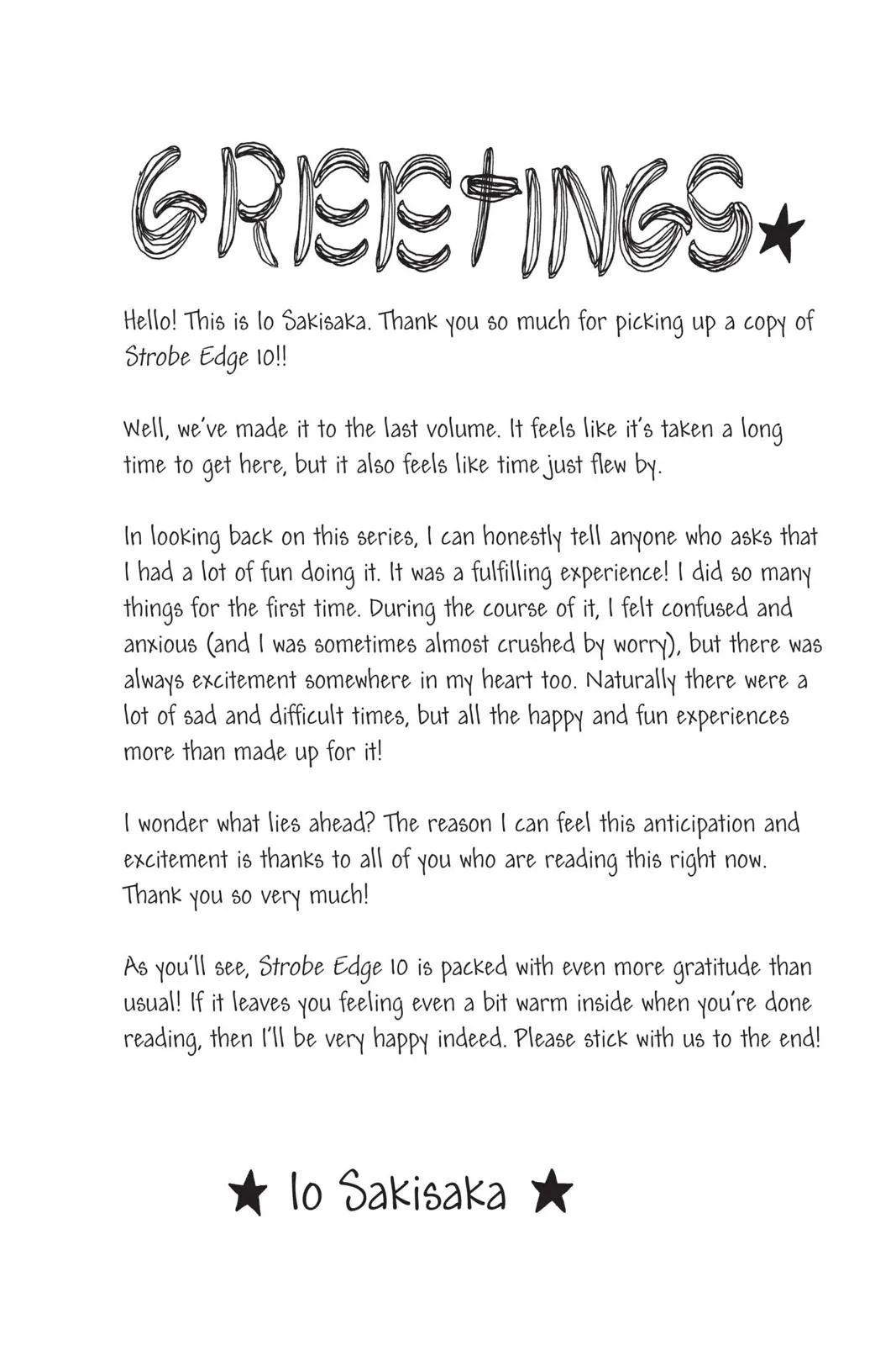 Read Strobe Edge (en) Manga Online