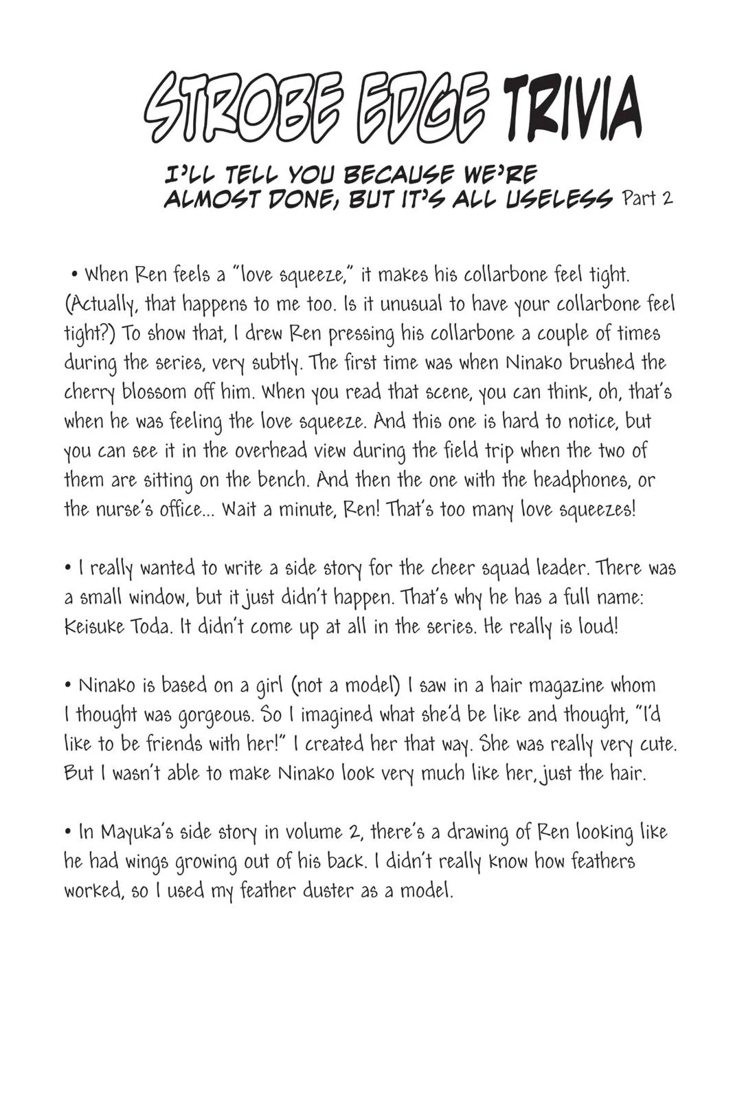 Read Strobe Edge (en) Manga Online