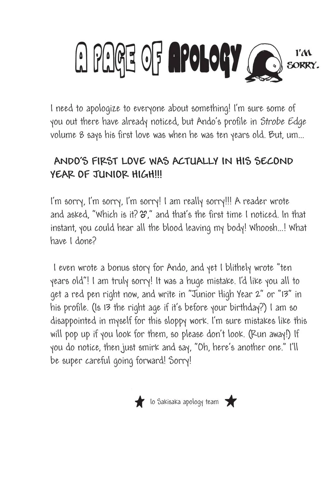 Read Strobe Edge (en) Manga Online