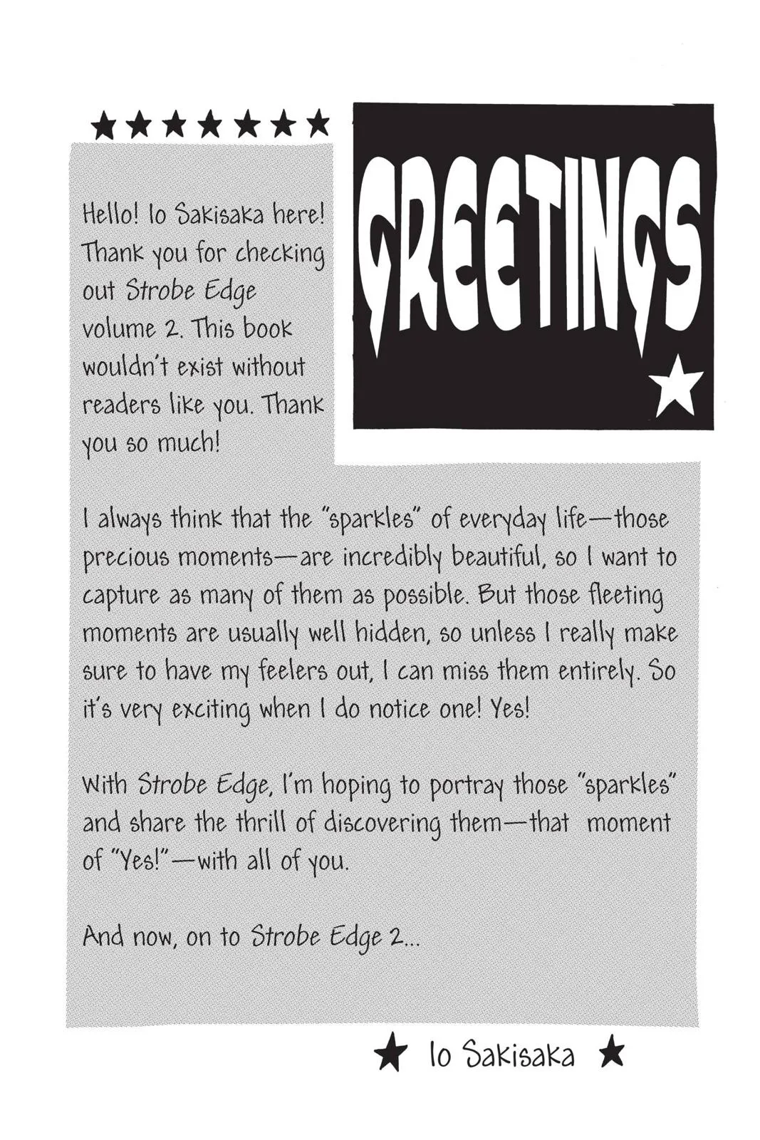 Read Strobe Edge (en) Manga Online