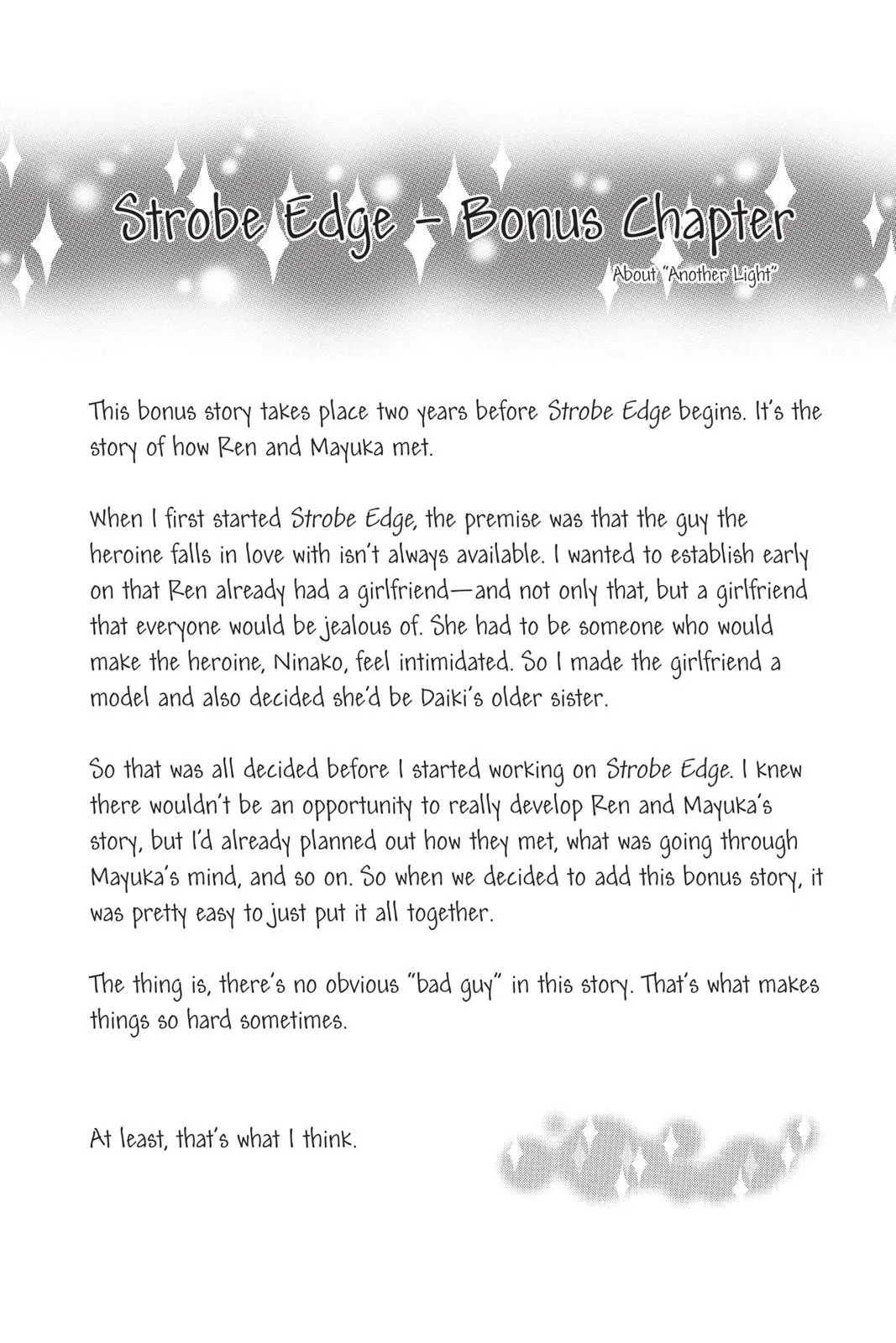 Read Strobe Edge (en) Manga Online