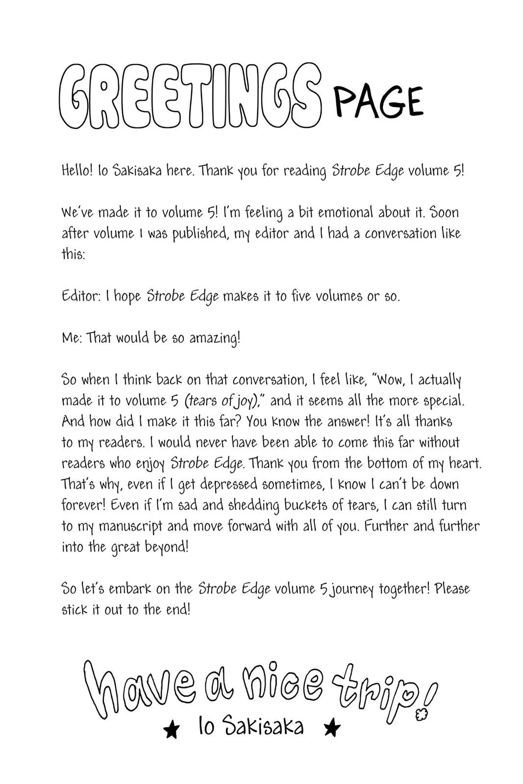 Read Strobe Edge (en) Manga Online