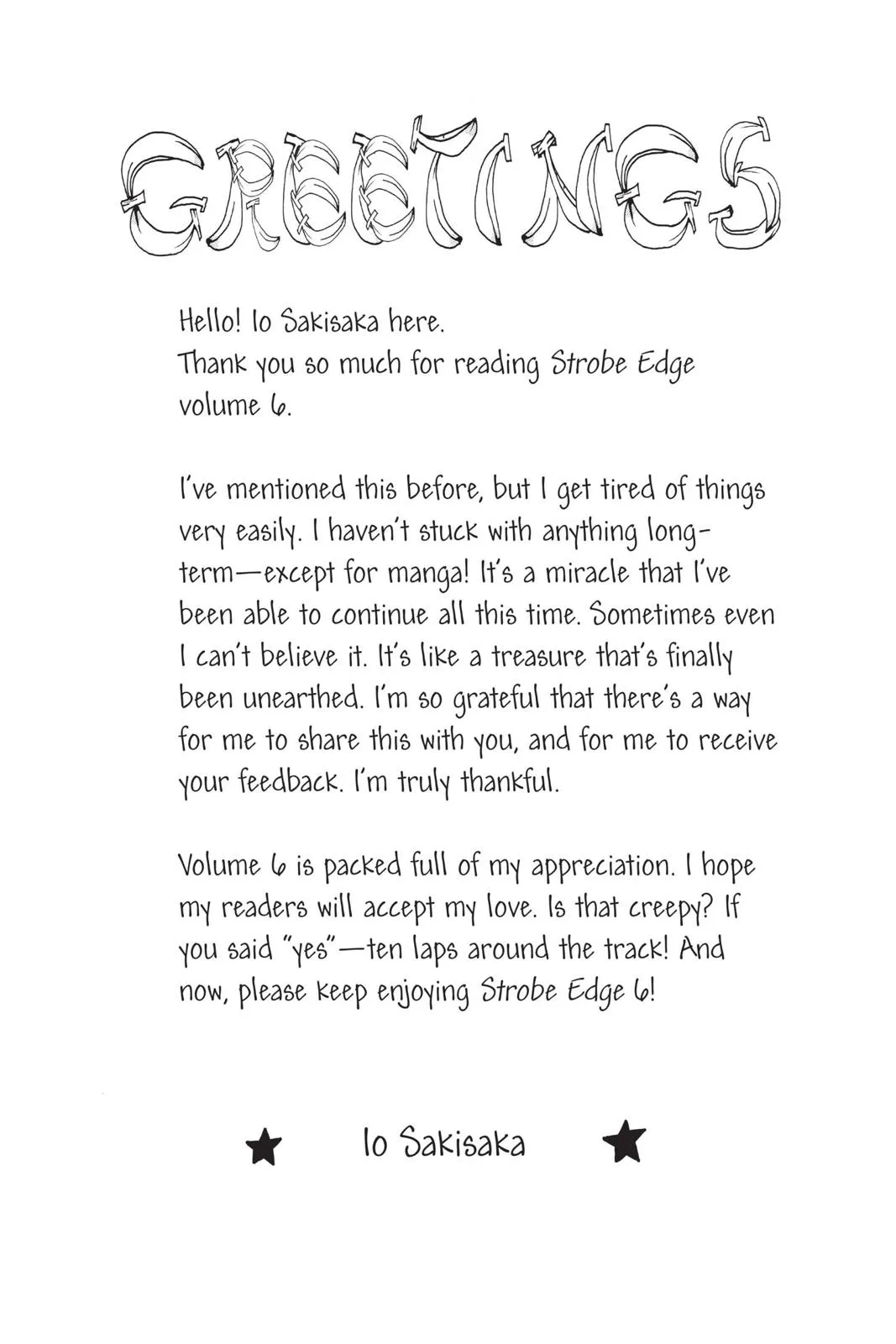 Read Strobe Edge (en) Manga Online