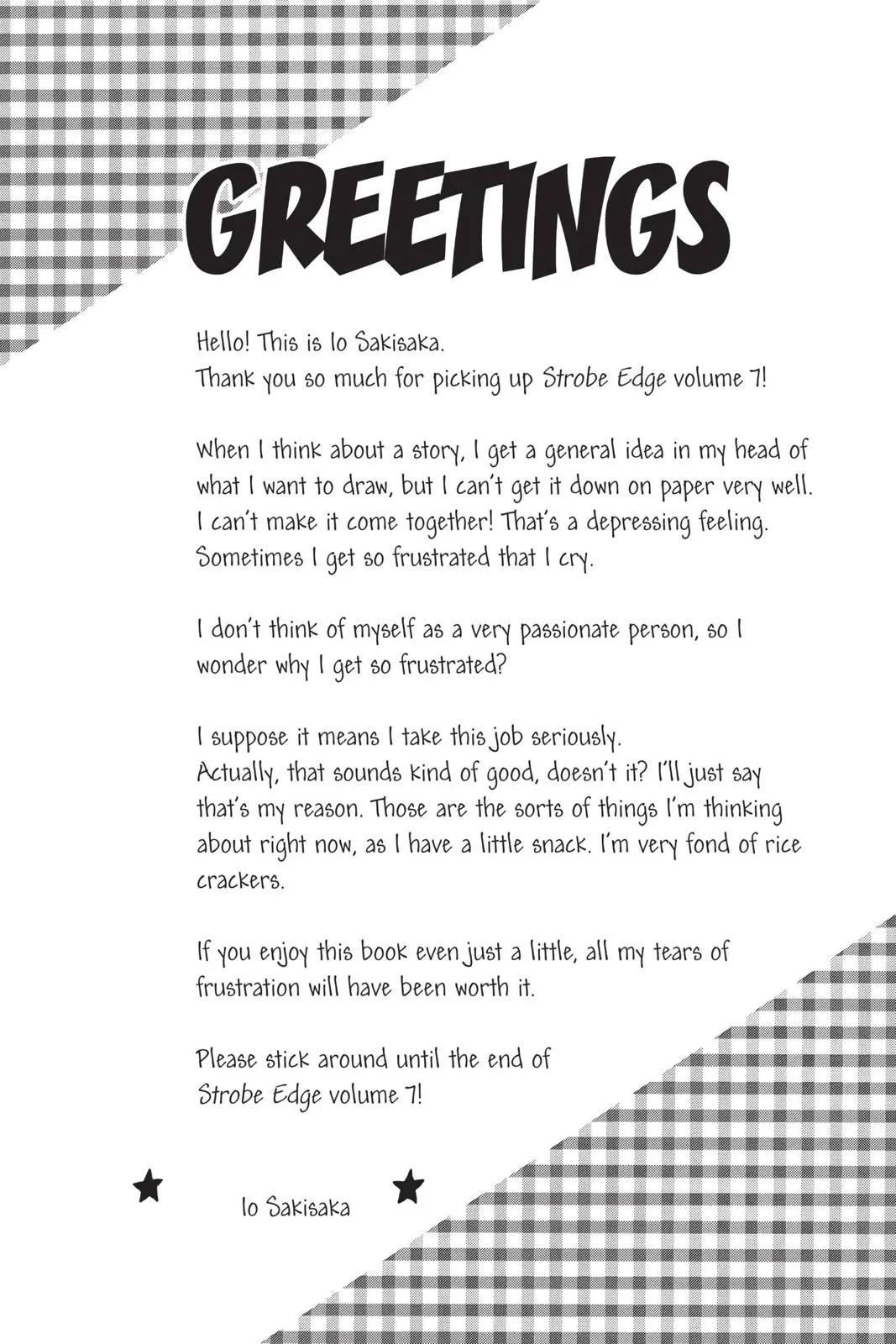 Read Strobe Edge (en) Manga Online