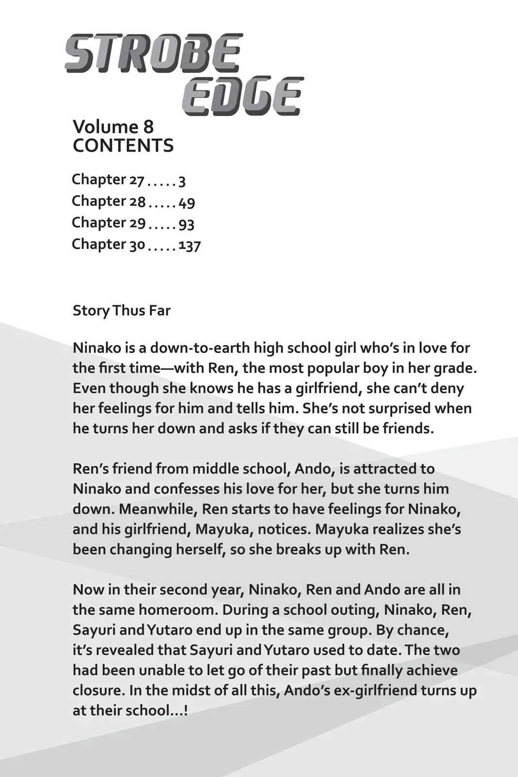 Read Strobe Edge (en) Manga Online