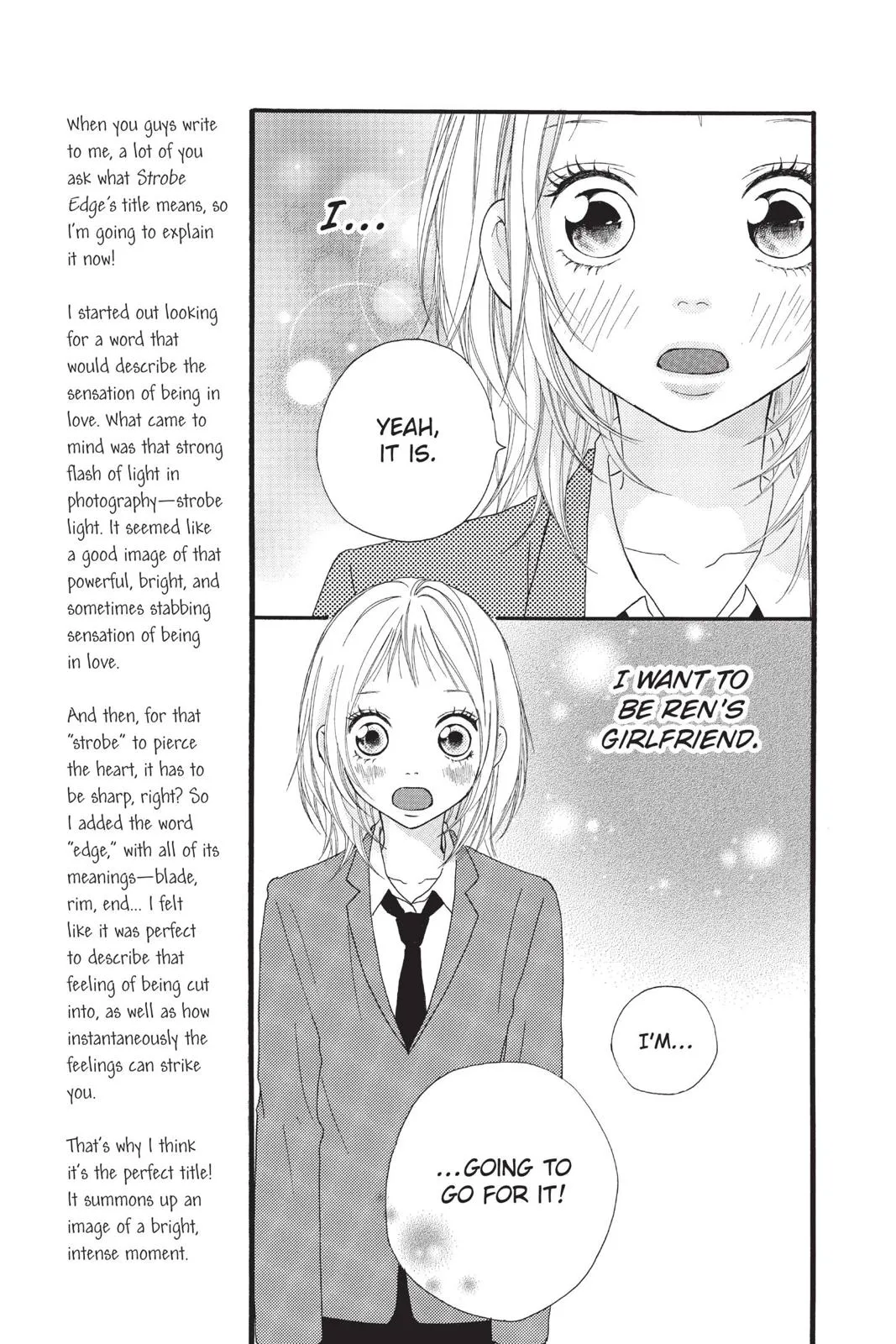 Read Strobe Edge (en) Manga Online