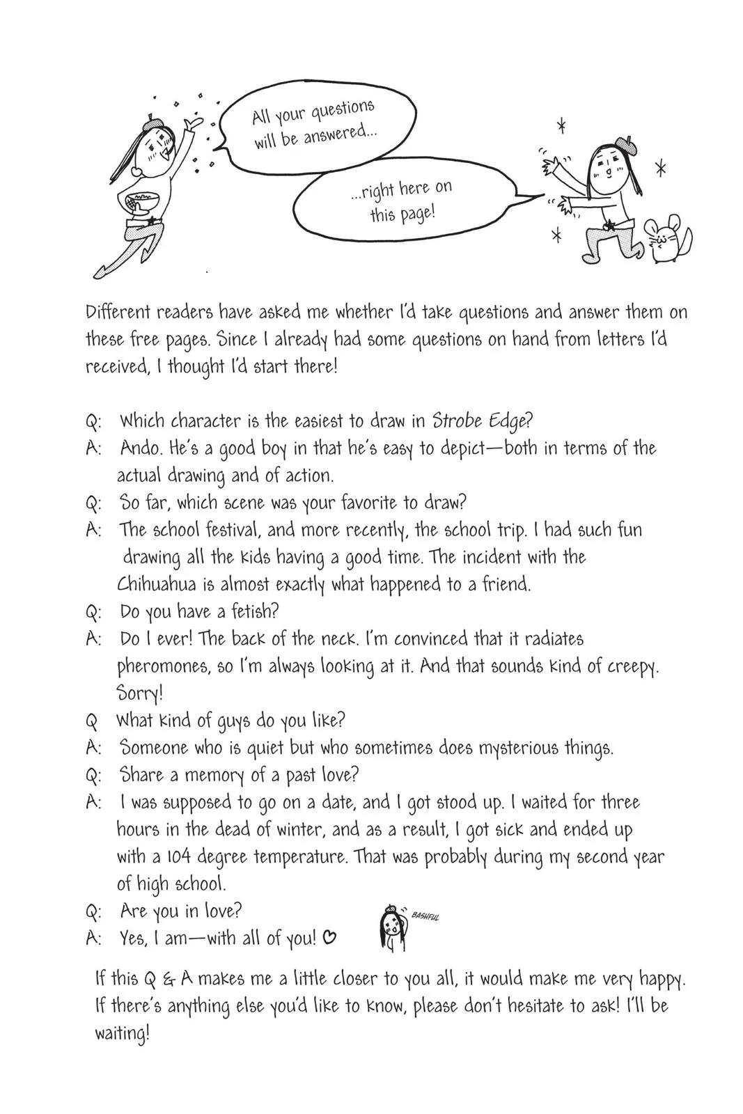 Read Strobe Edge (en) Manga Online