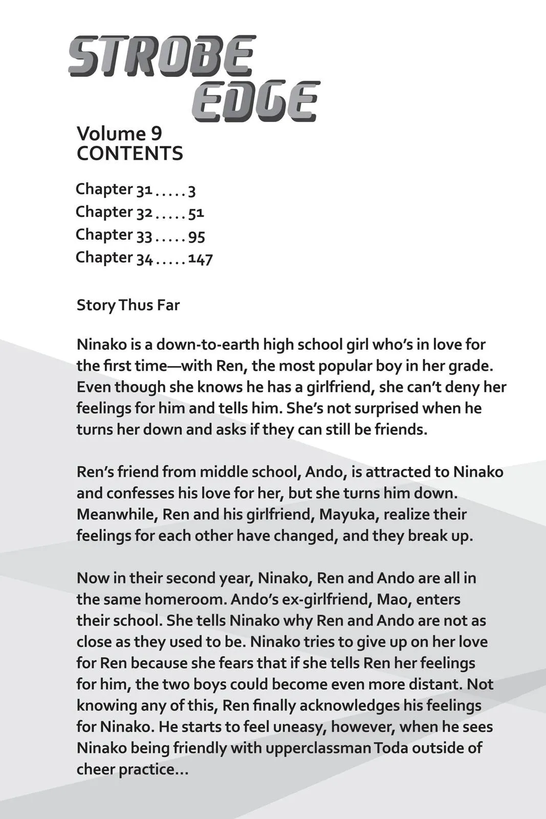 Read Strobe Edge (en) Manga Online