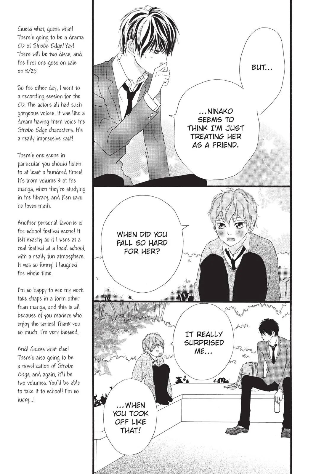 Read Strobe Edge (en) Manga Online