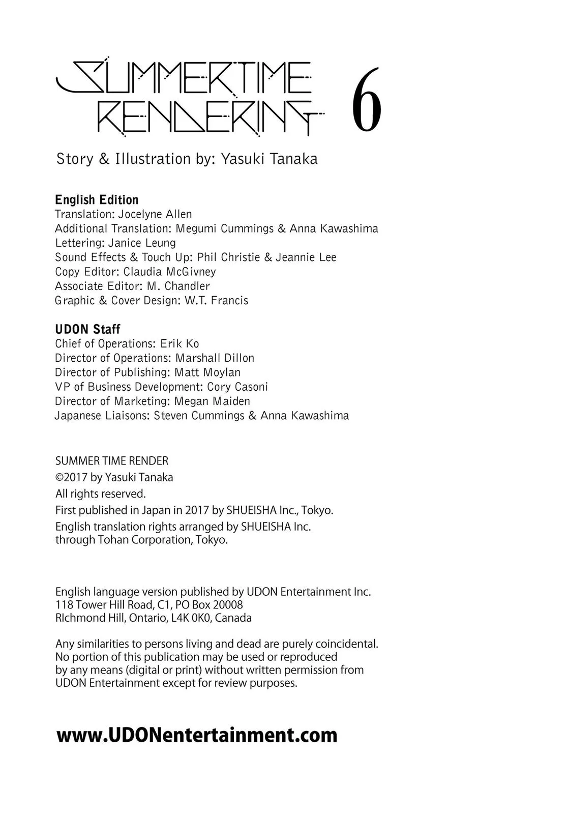 Read Summertime Rendering (en) Manga Online