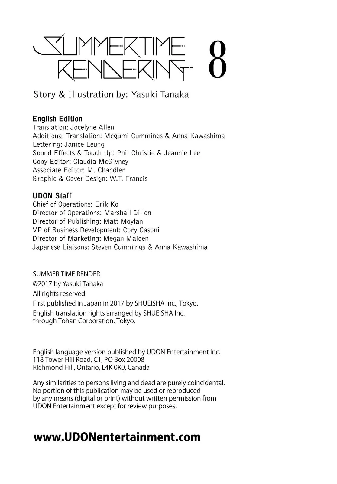 Read Summertime Rendering (en) Manga Online