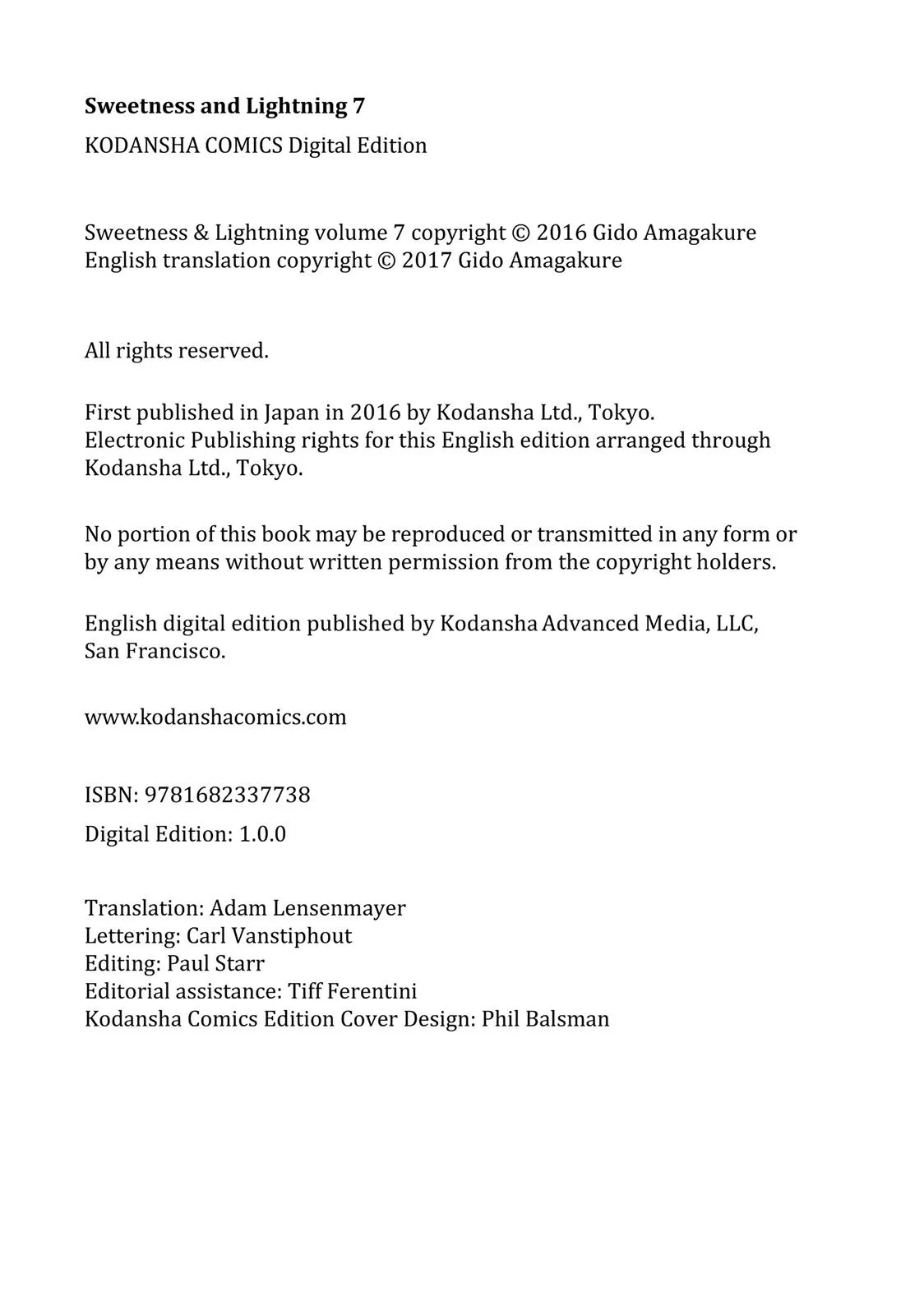 Read Sweetness and Lightning (en) Manga Online