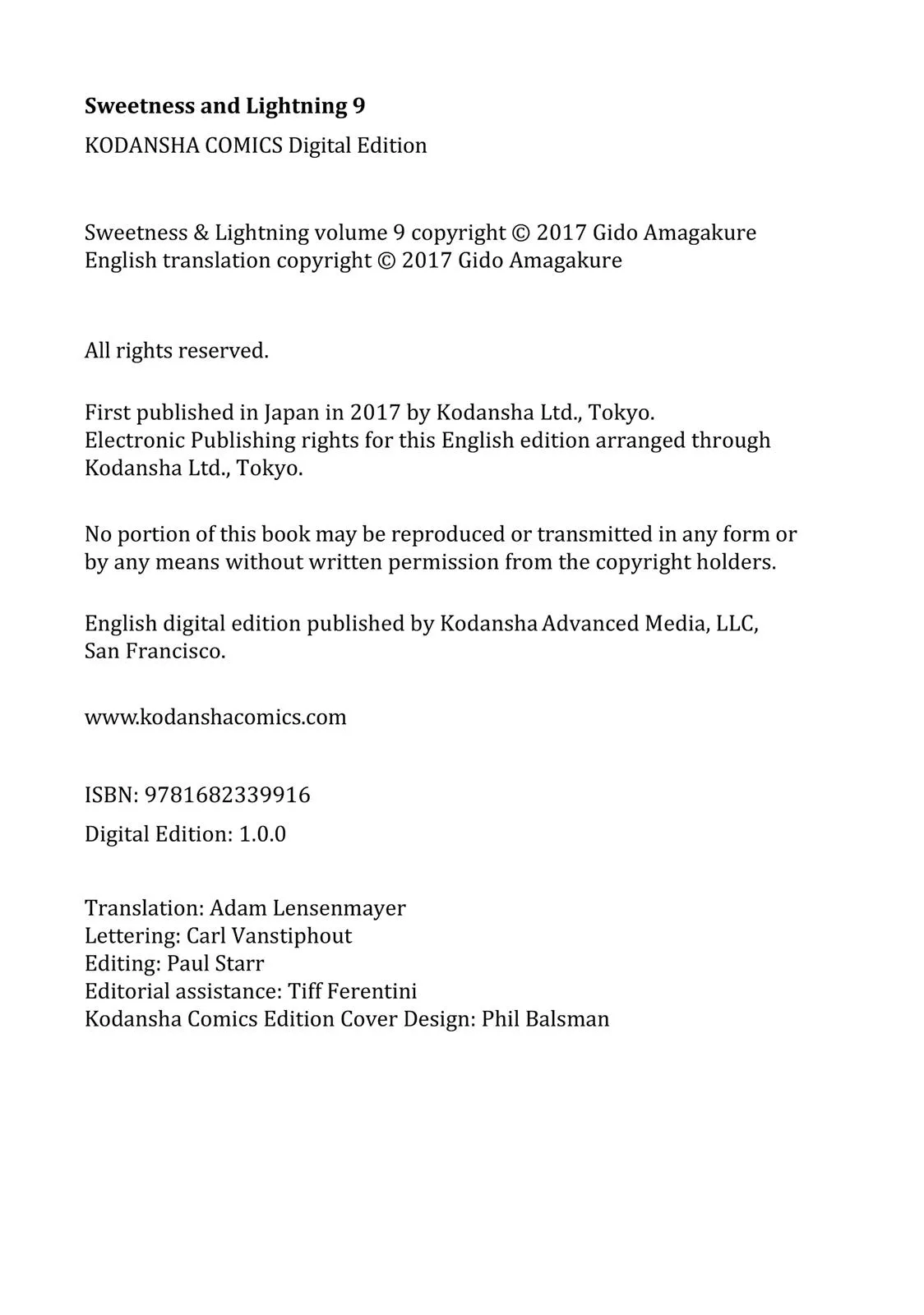 Read Sweetness and Lightning (en) Manga Online