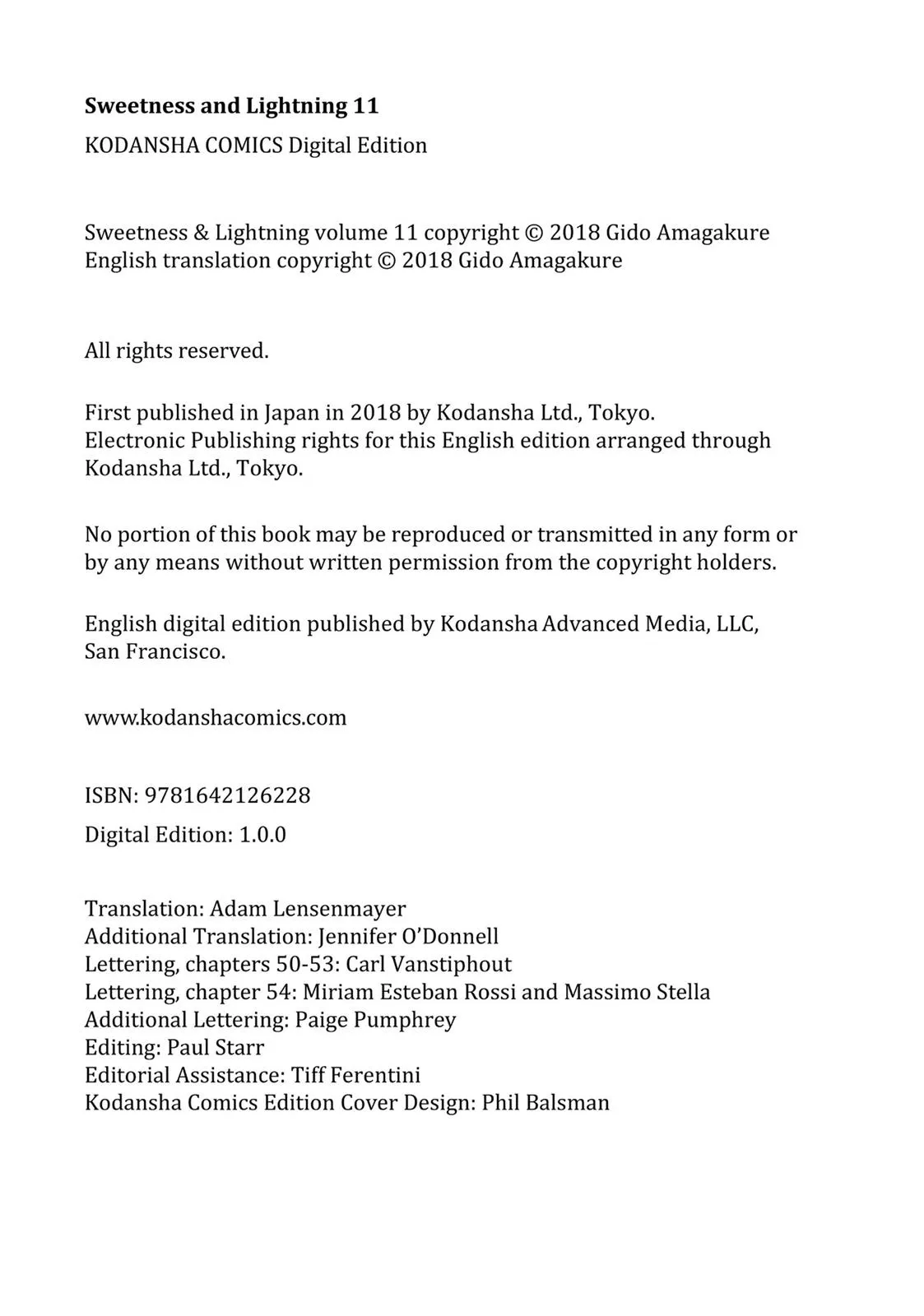 Read Sweetness and Lightning (en) Manga Online